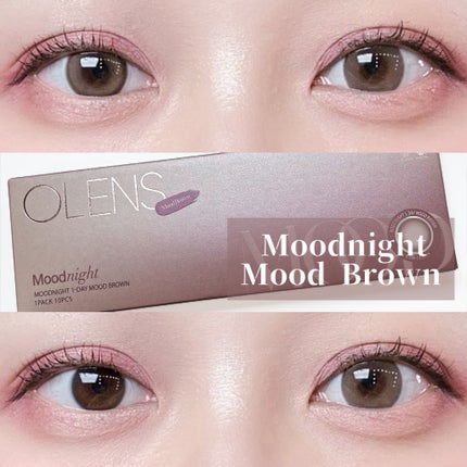 Moodnight 1day/OLENS/カラーコンタクトレンズを使ったクチコミ(1枚目)