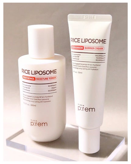 ライスリポソームパンテノールモイスチャートナー/make prem/化粧水を使ったクチコミ(4枚目)