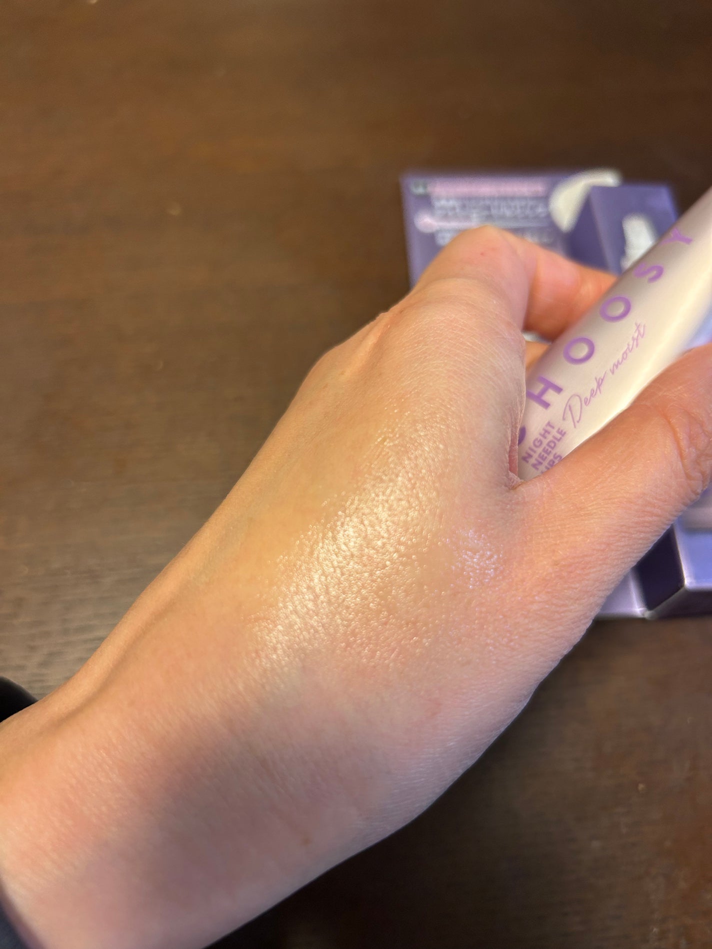 ナイトニードルリップ ディープモイスト/CHOOSY/リップ美容液を使ったクチコミ(4枚目)