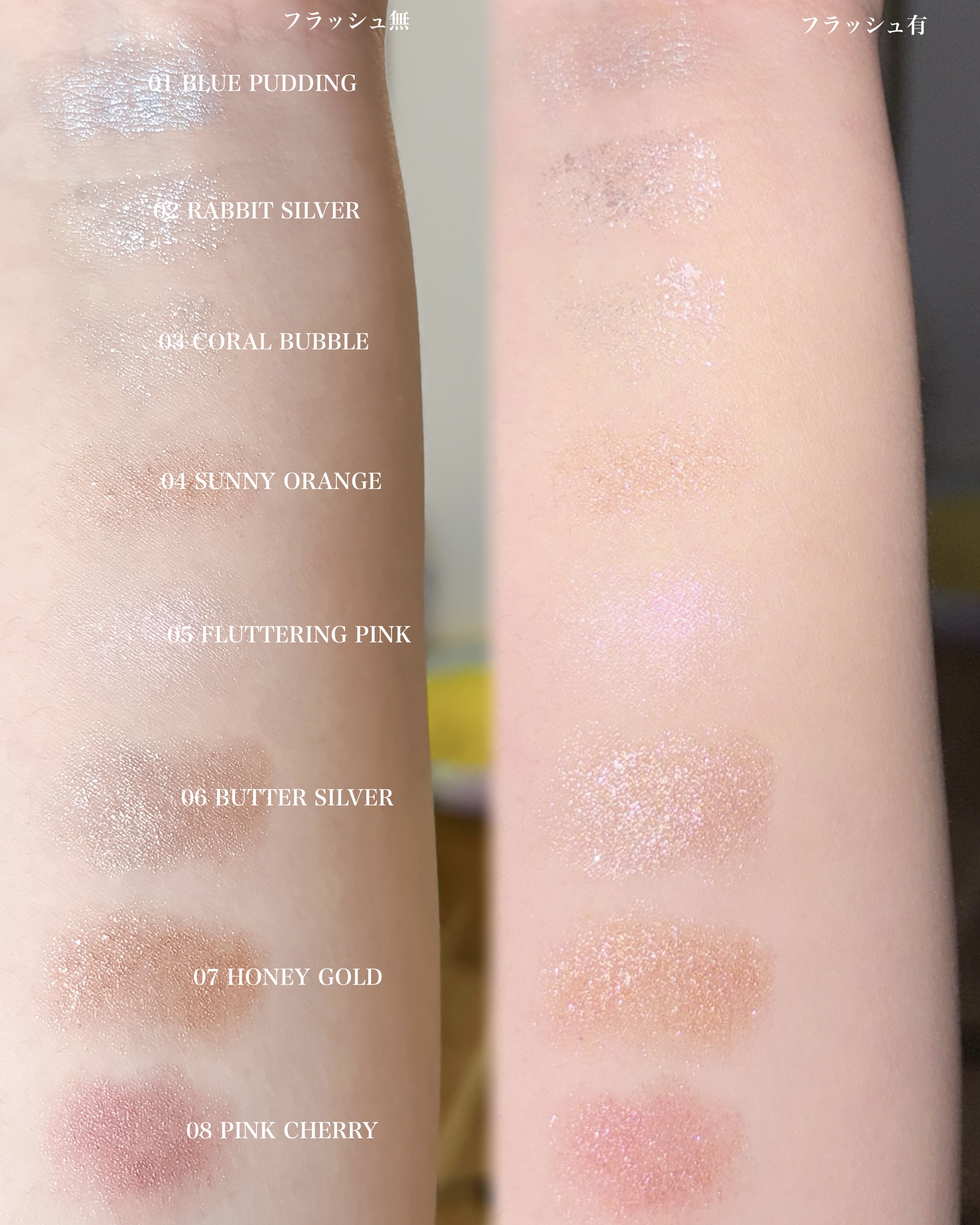 カラーグラム ぷるんジェリービームスティック 05 ときめきピンク/Colorgram/グリッターを使ったクチコミ（2枚目）