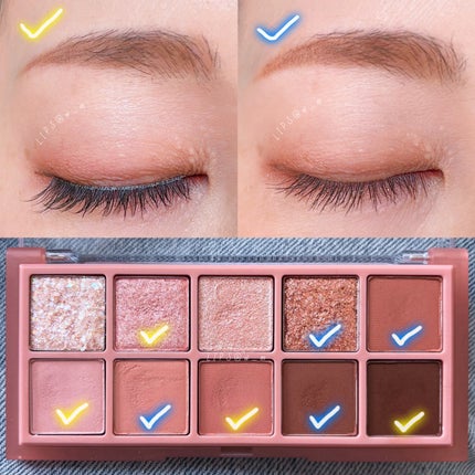 ベターザンパレット/rom&nd/アイシャドウパレットを使ったクチコミ(2枚目)