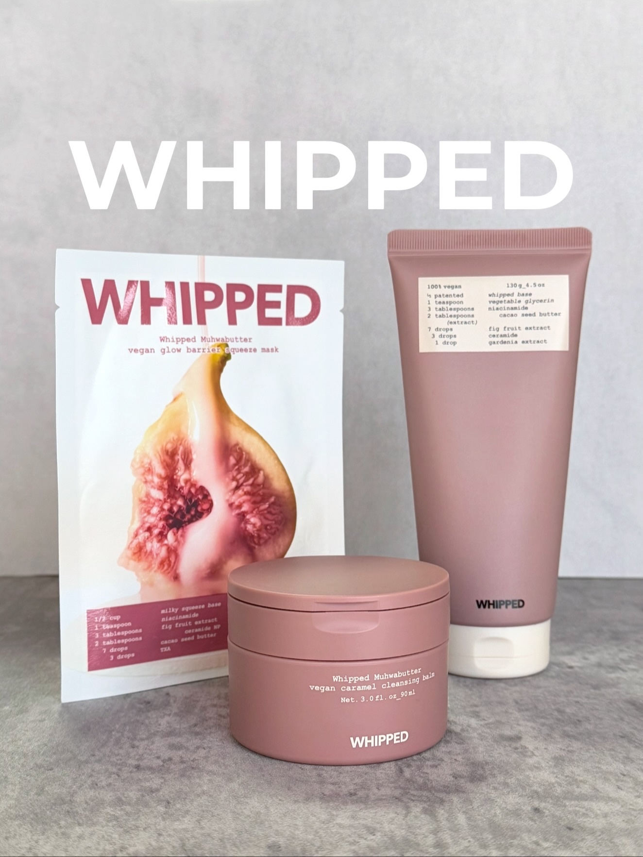 タルバヴィーガンパッククレンザーチューブ/WHIPPED/洗顔フォームを使ったクチコミ（1枚目）