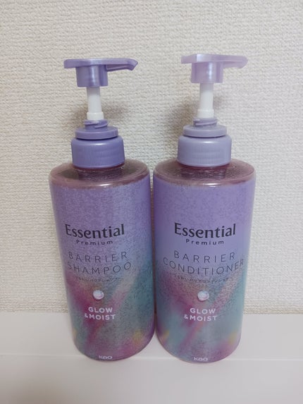 エッセンシャル プレミアム うるおいバリアシャンプー/コンディショナー グロウ&モイスト/エッセンシャル/市販シャンプーを使ったクチコミ(1枚目)