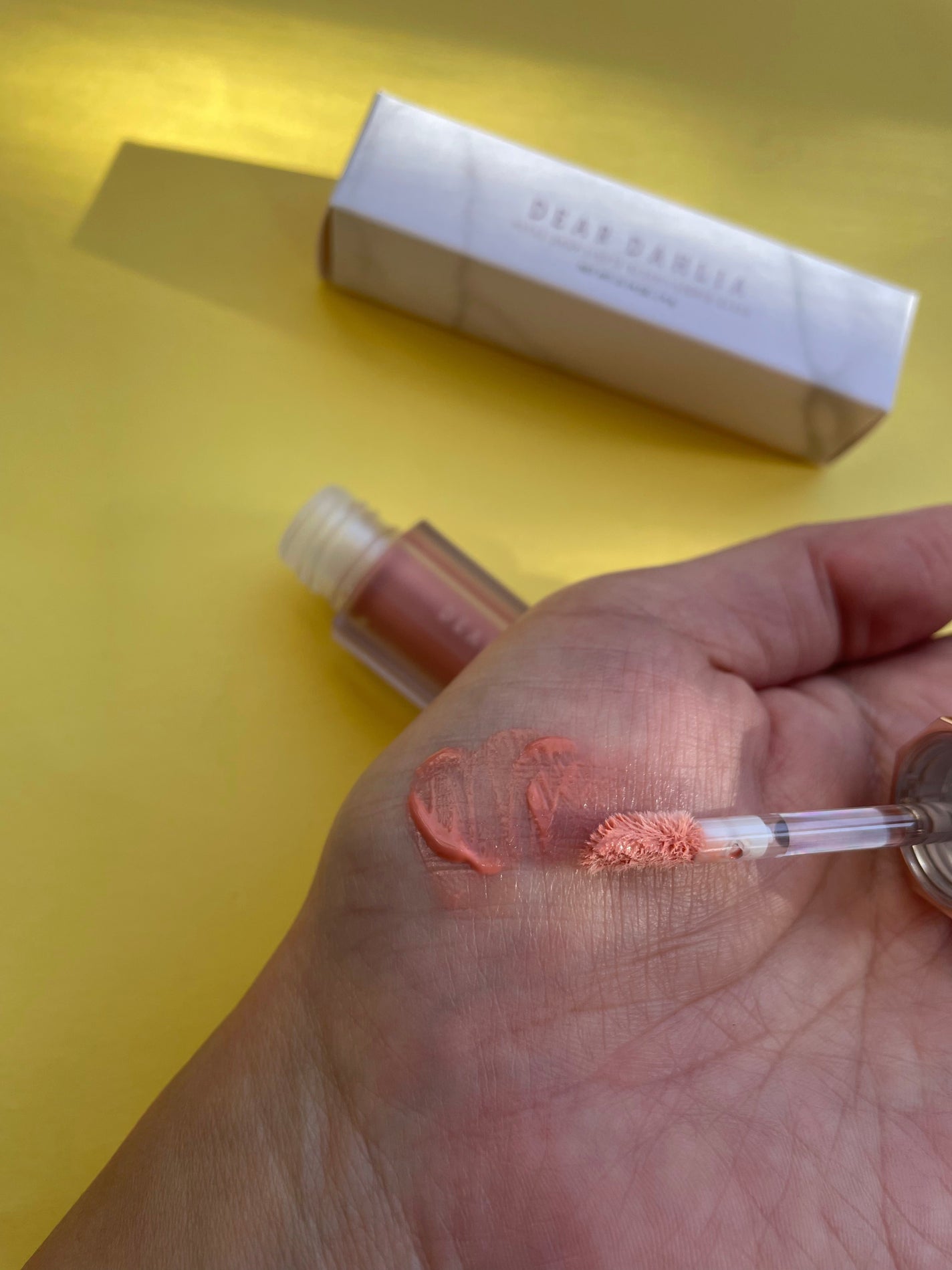 ペタルドロップリキッドブラッシャー/DEAR DAHLIA/リキッドチークを使ったクチコミ(5枚目)