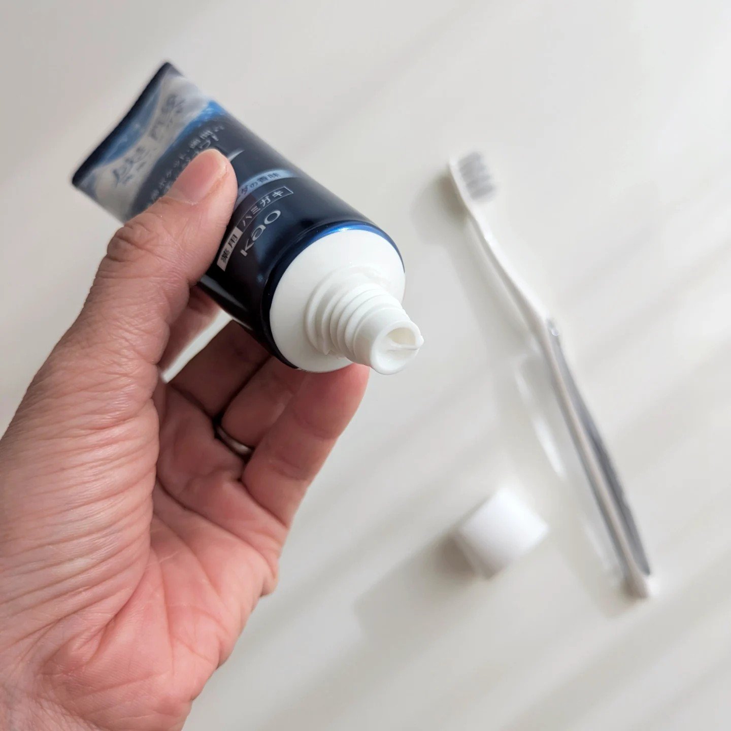 ピュオーラ 炭酸ハミガキ【医薬部外品】/ピュオーラ/歯磨き粉を使ったクチコミ（2枚目）