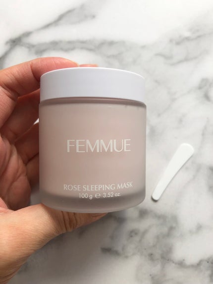 ローズウォーター スリーピングマスク/FEMMUE/フェイスクリームを使ったクチコミ(1枚目)