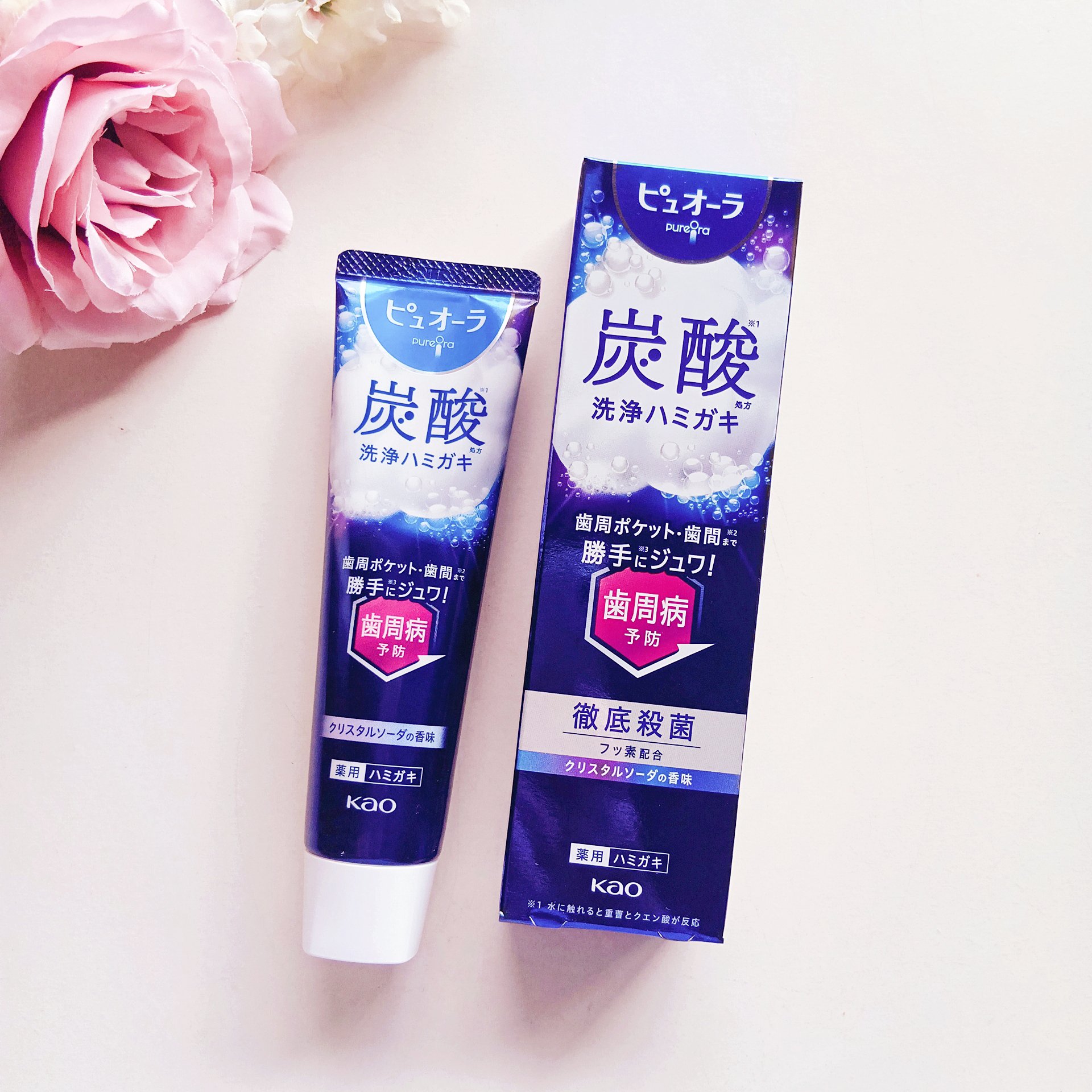 ピュオーラ 炭酸ハミガキ【医薬部外品】/ピュオーラ/歯磨き粉を使ったクチコミ（2枚目）