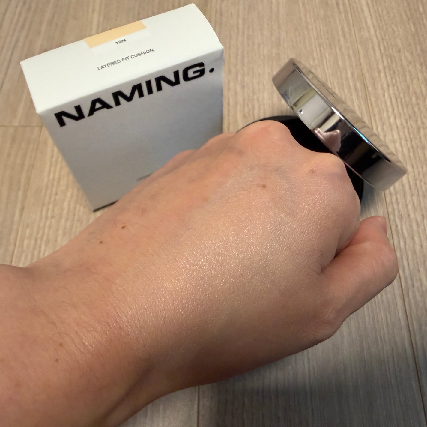 ネーミング レイヤード フィットクッション/NAMING./クッションファンデーションを使ったクチコミ(2枚目)