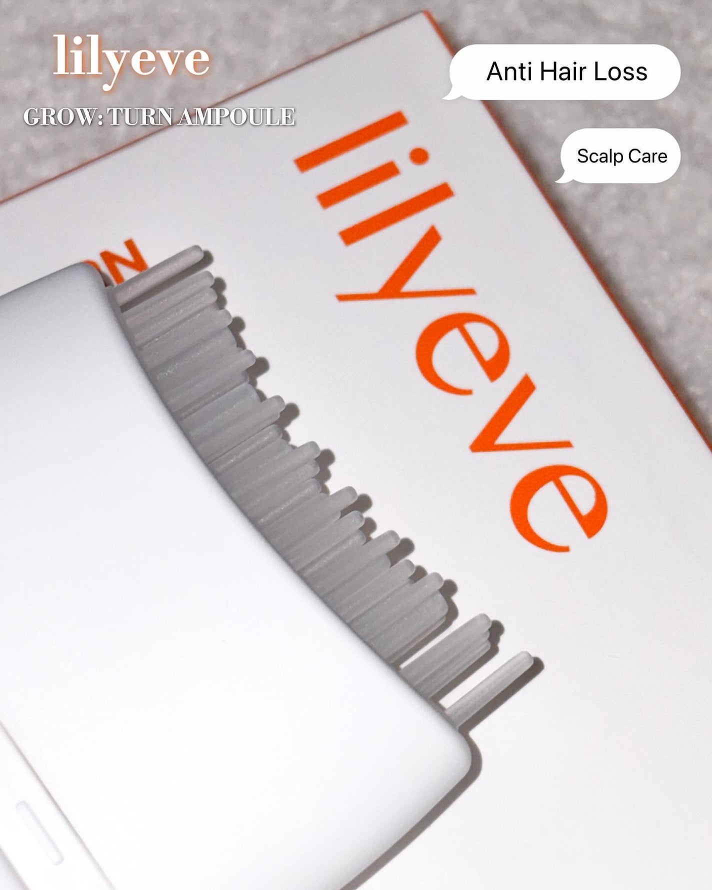 グローターンヘアアンプル/リリーイブ/頭皮ローションを使ったクチコミ(1枚目)