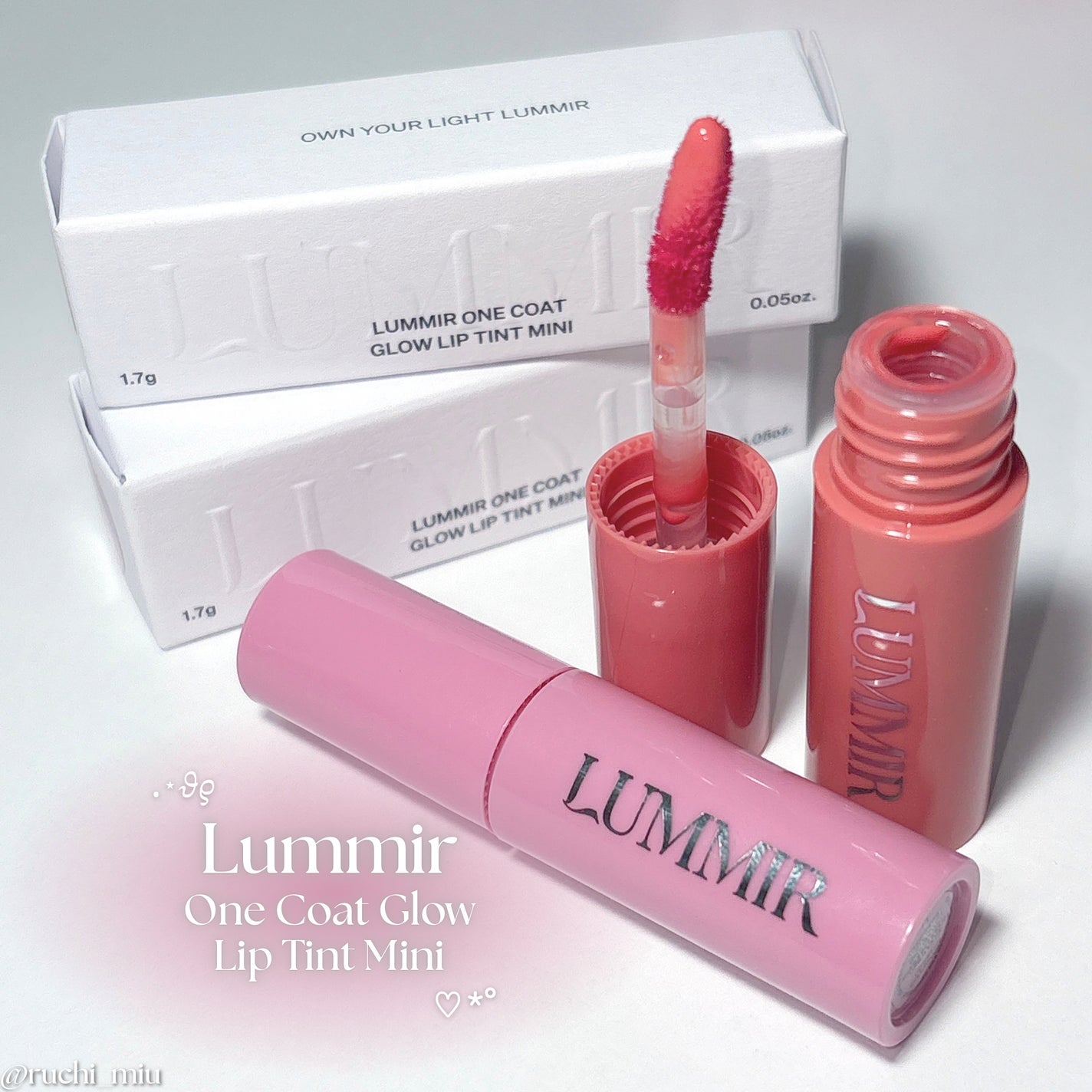 ONE COAT グロウティント/Lummir/リップティントを使ったクチコミ(1枚目)