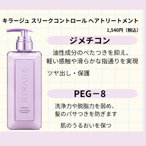 キラージュ スリークコントロール シャンプー/ヘアトリートメント/キラージュ/市販シャンプーを使ったクチコミ(3枚目)