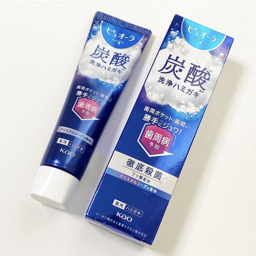 ピュオーラ 炭酸ハミガキ【医薬部外品】/ピュオーラ/歯磨き粉を使ったクチコミ（1枚目）