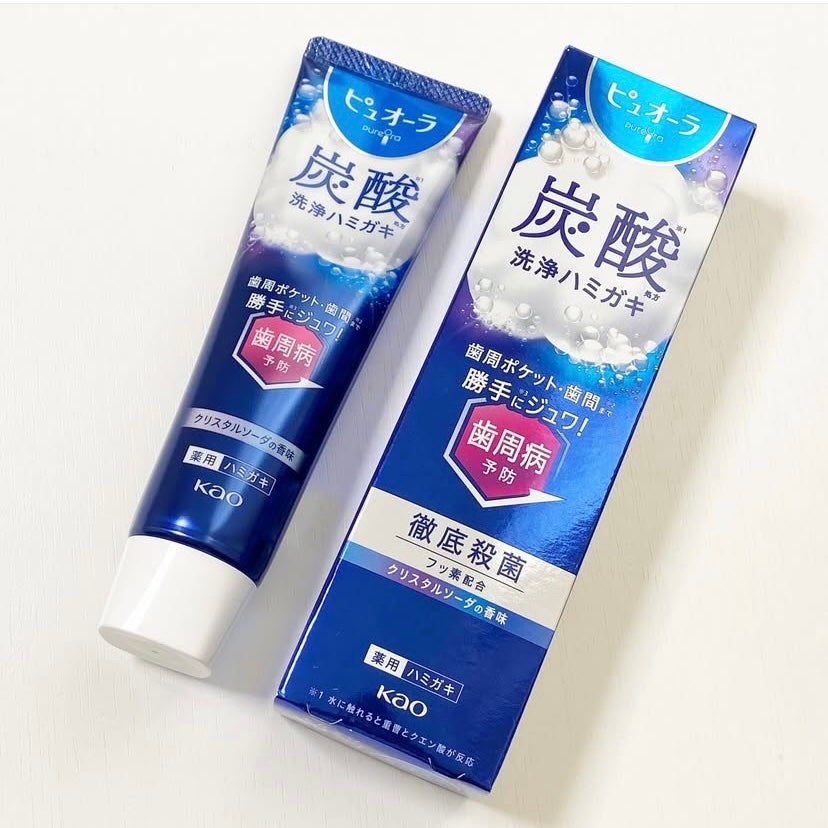 ピュオーラ 炭酸ハミガキ【医薬部外品】/ピュオーラ/歯磨き粉を使ったクチコミ(1枚目)