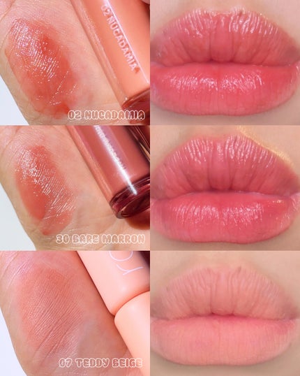 ザ ジューシーラスティングティント/rom&nd/リップティントを使ったクチコミ(3枚目)