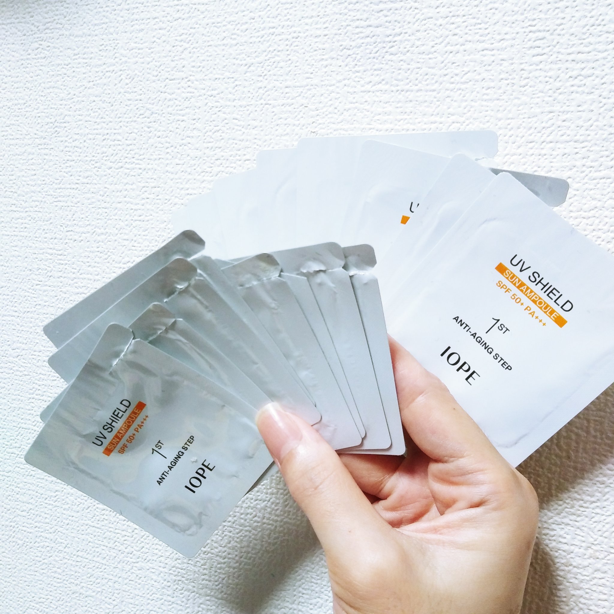 UV シールド サン アンプル/IOPE/日焼け止めローションを使ったクチコミ（1枚目）