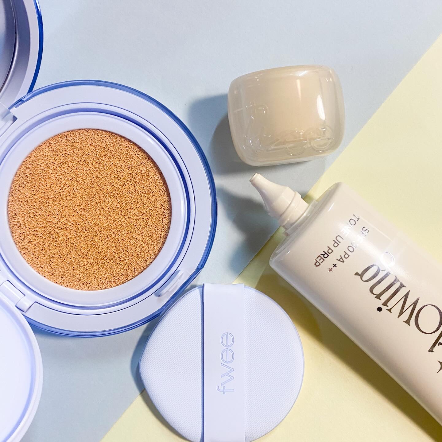 フィー クッションガラスオリジナル/fwee/クッションファンデーションを使ったクチコミ（3枚目）