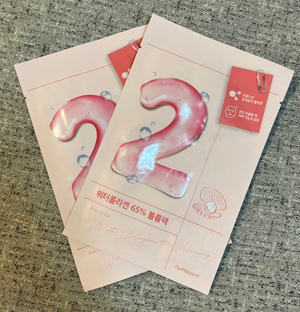 2番 うるもち65%コラーゲンシートマスク/numbuzin/シートマスク・パックを使ったクチコミ(1枚目)