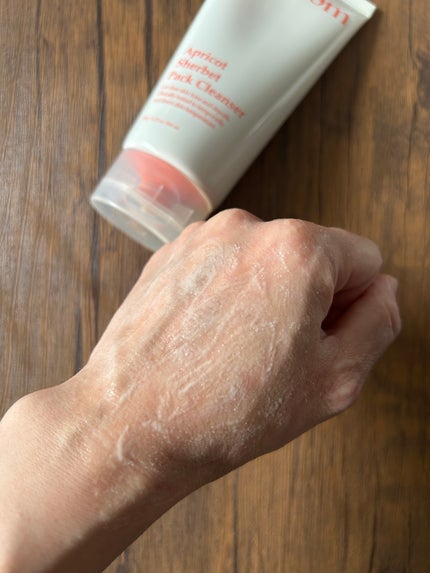 アプリコットシャーベットパッククレンザー/I'm from/洗顔フォームを使ったクチコミ(4枚目)