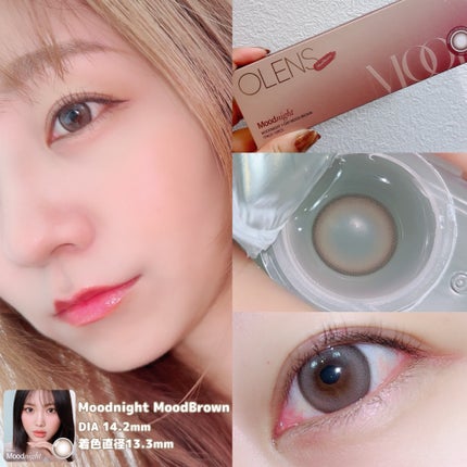 Moodnight 1day/OLENS/カラーコンタクトレンズを使ったクチコミ(2枚目)
