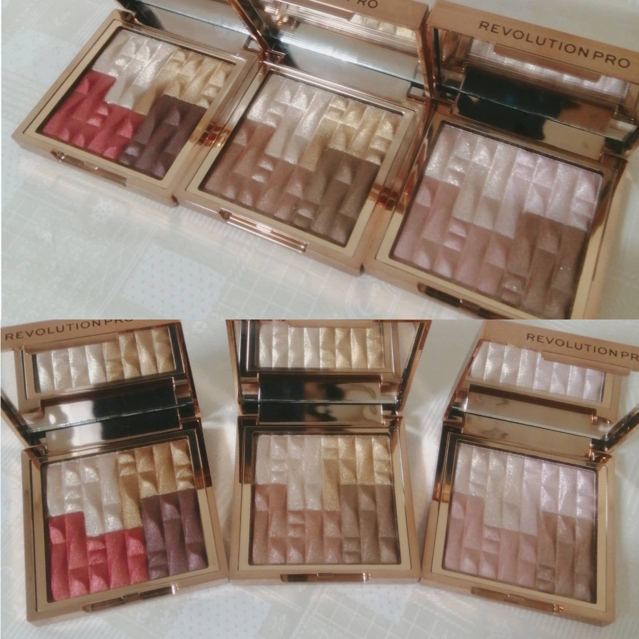 GODDESS GLOW SHIMMER BRICK/REVOLUTION PRO/マルチパレットを使ったクチコミ(6枚目)