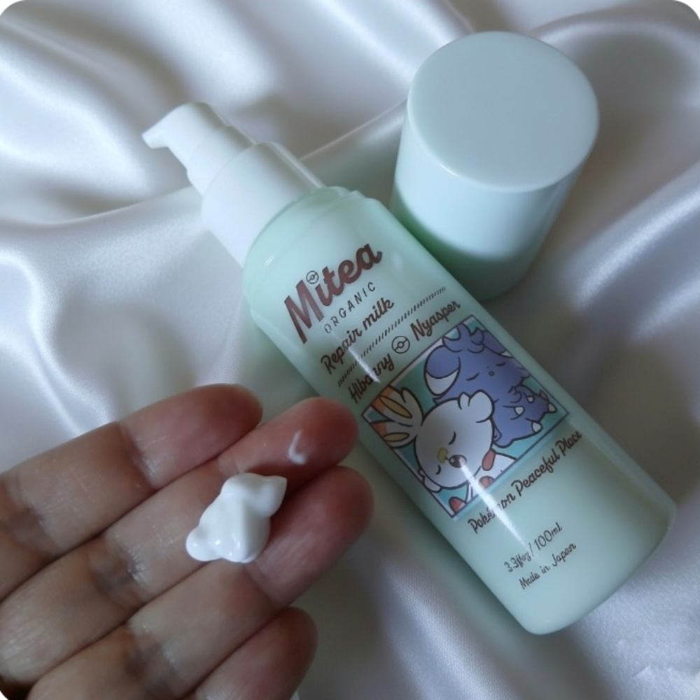 ミティア オーガニック ミティア リペアミルク（乳液・オールインワン）　ウッディラベンダーの香りのクチコミ「ポケピースmeets
Mitea ORANIC
リペアミルク　100ml
1991円

オール.....」（2枚目）