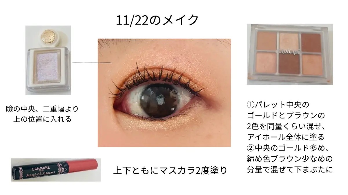 ムードカラーアイズ/CipiCipi/アイシャドウパレットを使ったクチコミ（1枚目）