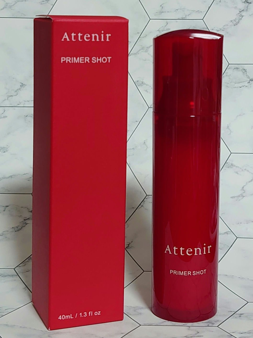 こんにちは😊❤️❤️❤️
今回はアテニアのプライマーショット40mLを投稿いたします✨

💜公式より引用💜
商品説明

■ハリツヤ導入美容液『プライマーショット』
業界初*の「浸透型エクソソーム」を配合したスキンケアの最初に使う導入美