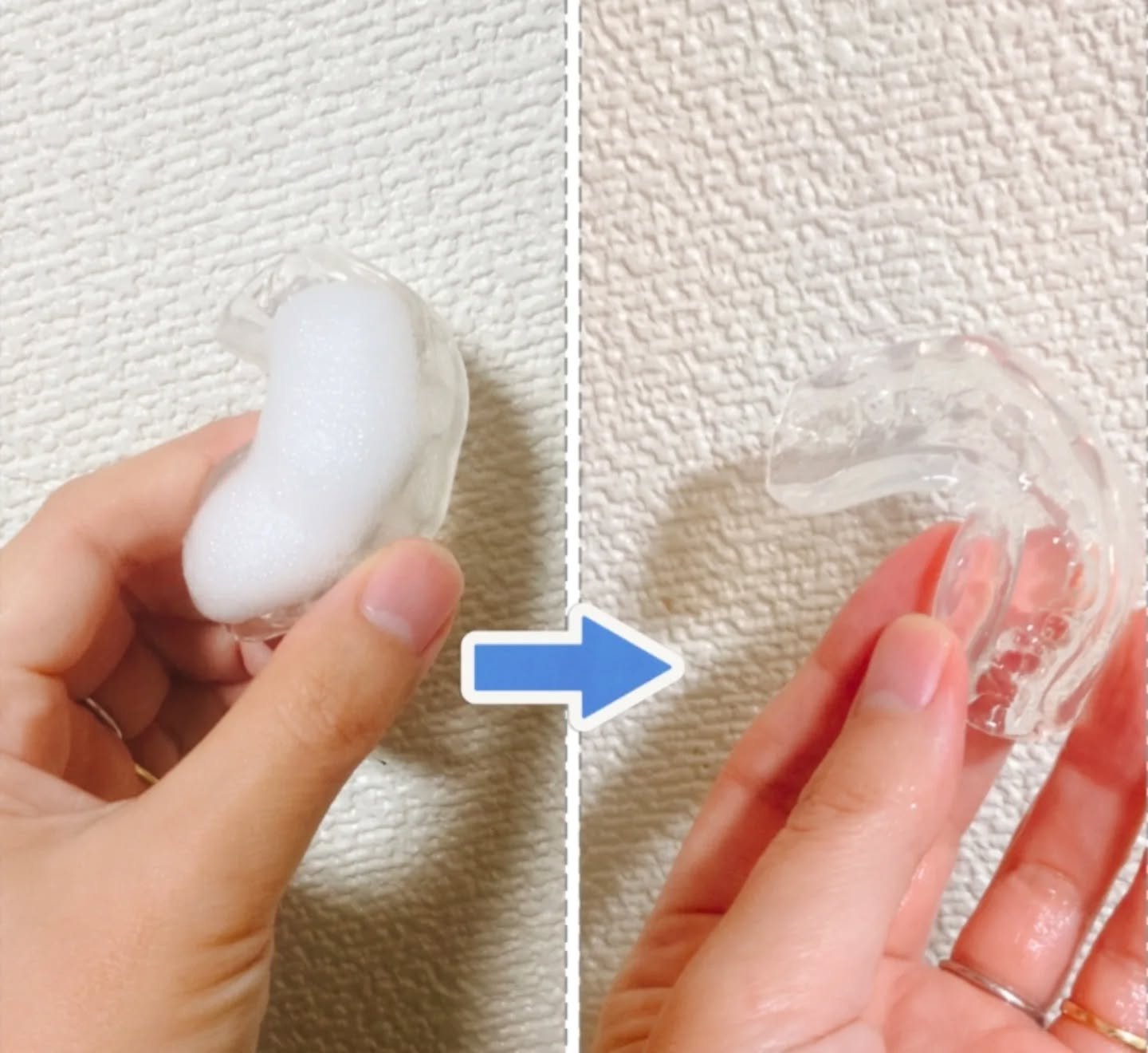 ピュオーラ　マウスピース用泡ウォッシュ/ピュオーラ/その他オーラルケアを使ったクチコミ（3枚目）