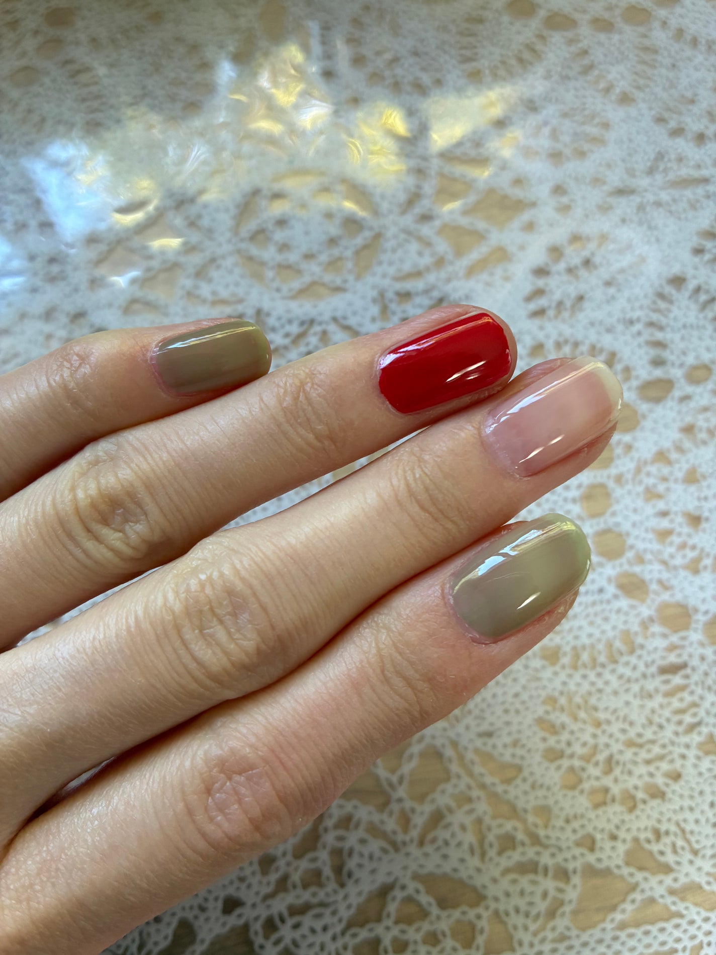 カラフルネイルズ/キャンメイク/マニキュアを使ったクチコミ(6枚目)