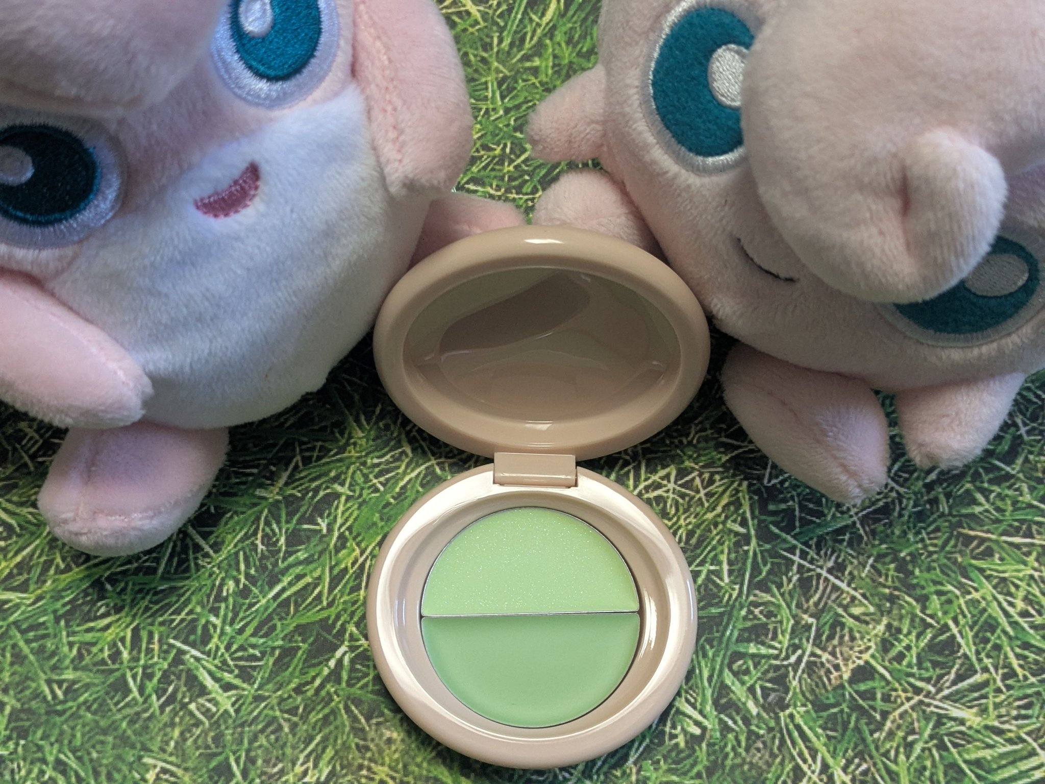 どら焼きリップ＆チーク 03 クリーミー抹茶/&nd by rom&nd/マルチパレットを使ったクチコミ（2枚目）