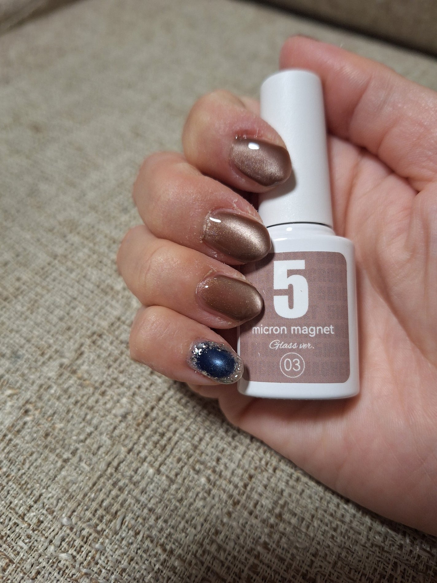 つむ on LIPS 「ネイル工房 マグネットネイル 5ミクロン ガラスバージョン N..」(2枚目)