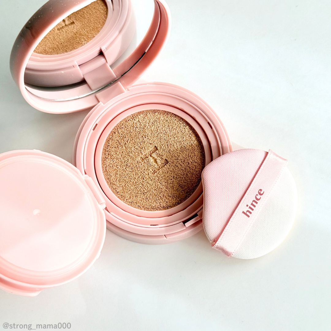 カバーマスターピンククッション/hince/クッションファンデーションを使ったクチコミ（2枚目）
