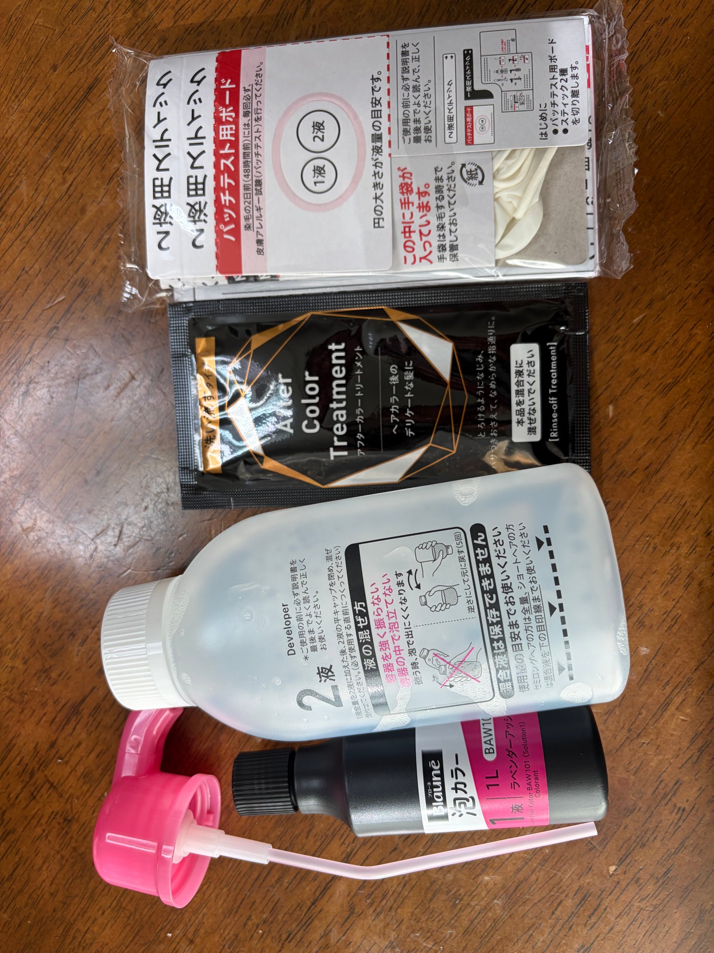 泡カラー 白髪用/ブローネ/ヘアカラーを使ったクチコミ(5枚目)