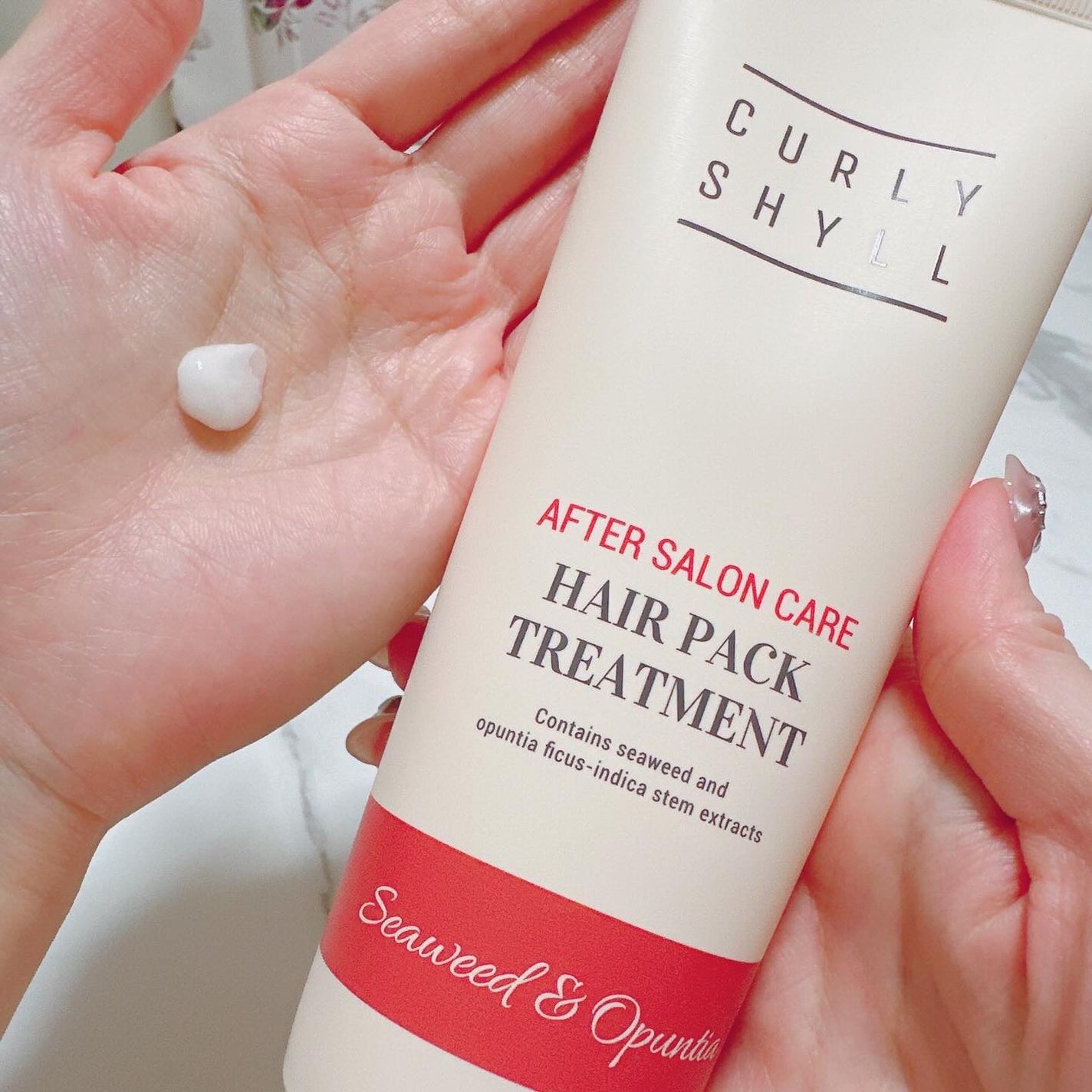 AFTER SALON CARE HAIR PACK TREATMENT/CULRY SHYLL/洗い流すヘアトリートメントを使ったクチコミ(2枚目)