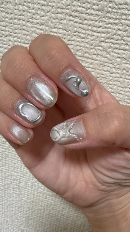 ジェルネイル(ライト対応)/セリア/ジェルネイルを使ったクチコミ(6枚目)