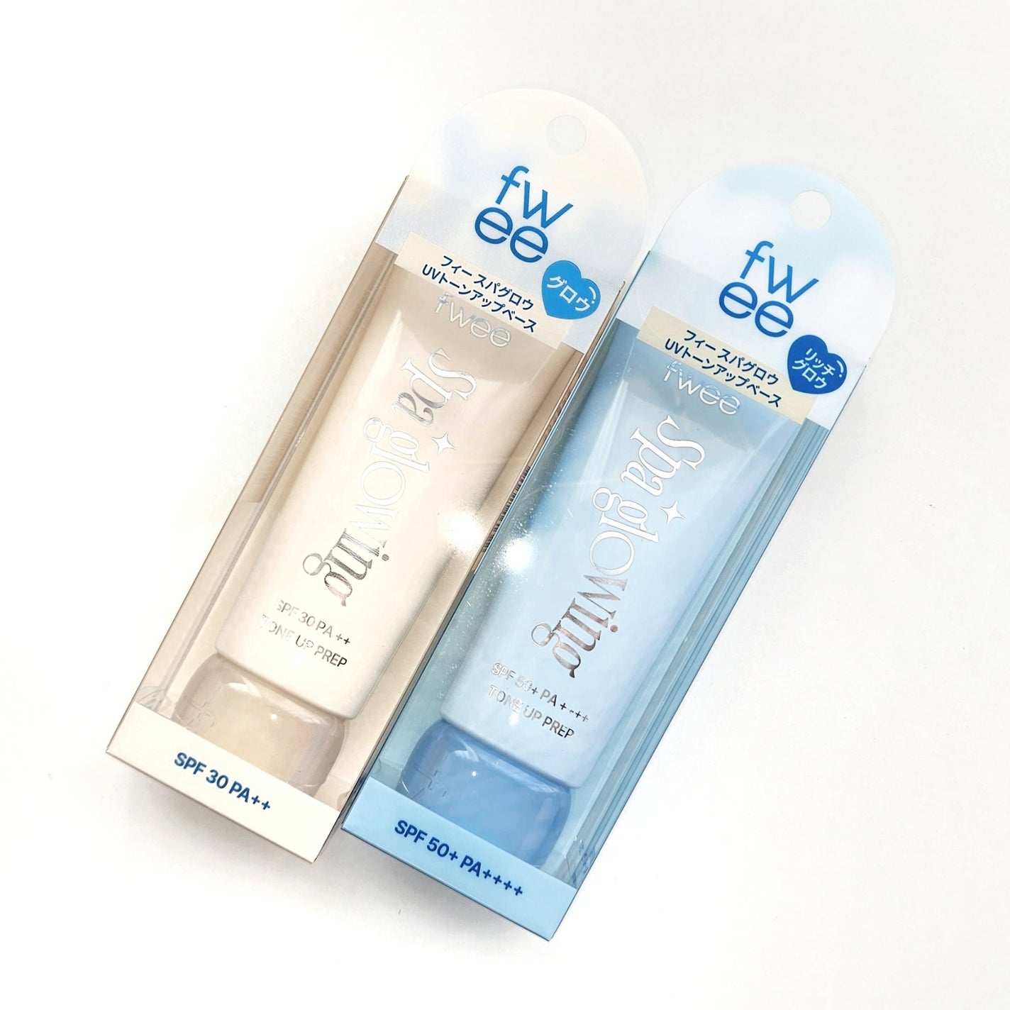 スパグロウUVトーンアップベース/fwee/化粧下地を使ったクチコミ(5枚目)