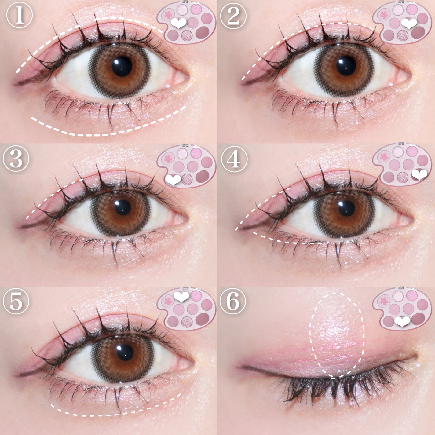 シャドウパレット/dasique/アイシャドウパレットを使ったクチコミ(5枚目)