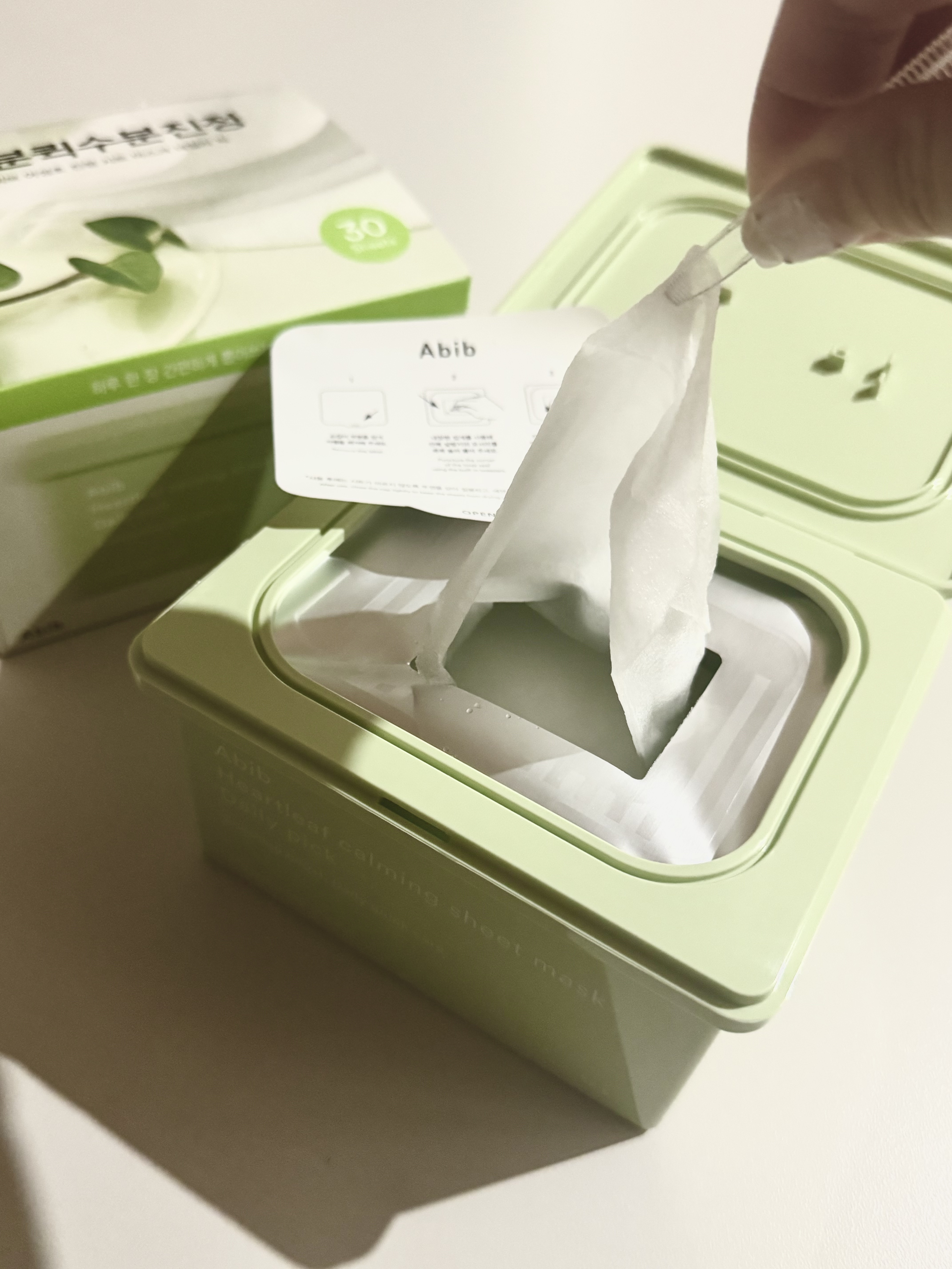 ドクダミシートマスクデイリーピック/Abib /シートマスク・パックを使ったクチコミ（2枚目）