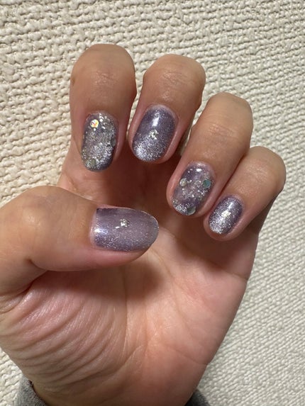 ジェルネイル(ライト対応)/セリア/ジェルネイルを使ったクチコミ(3枚目)