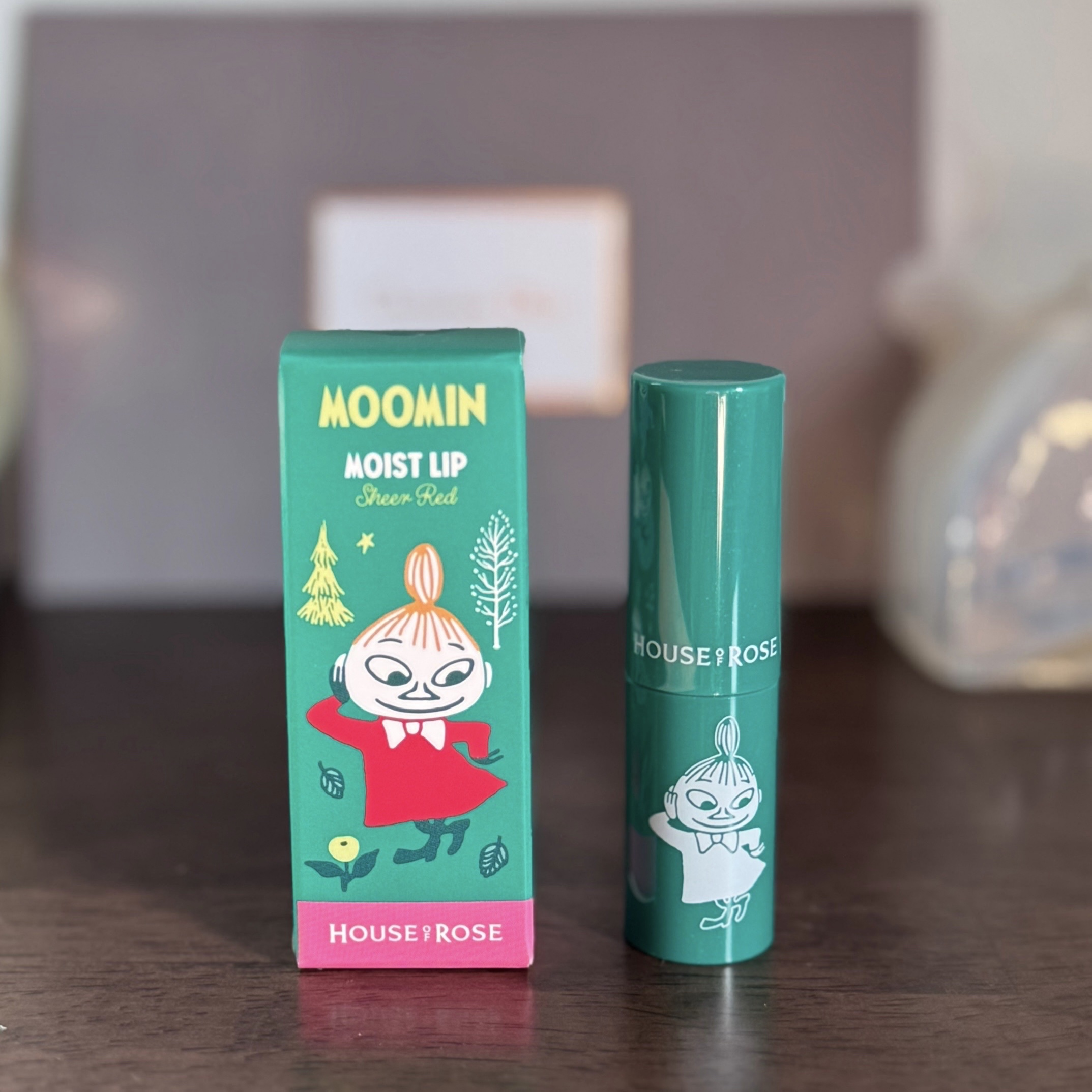 ムーミン モイストリップ RD/ハウス オブ ローゼ/リップクリームを使ったクチコミ（2枚目）