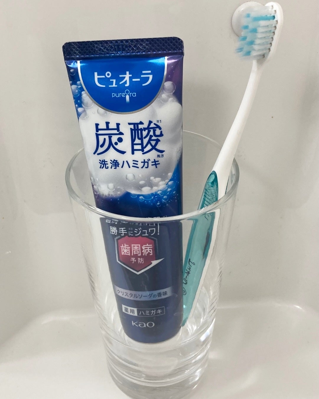 ピュオーラ 炭酸ハミガキ【医薬部外品】/ピュオーラ/歯磨き粉を使ったクチコミ(6枚目)