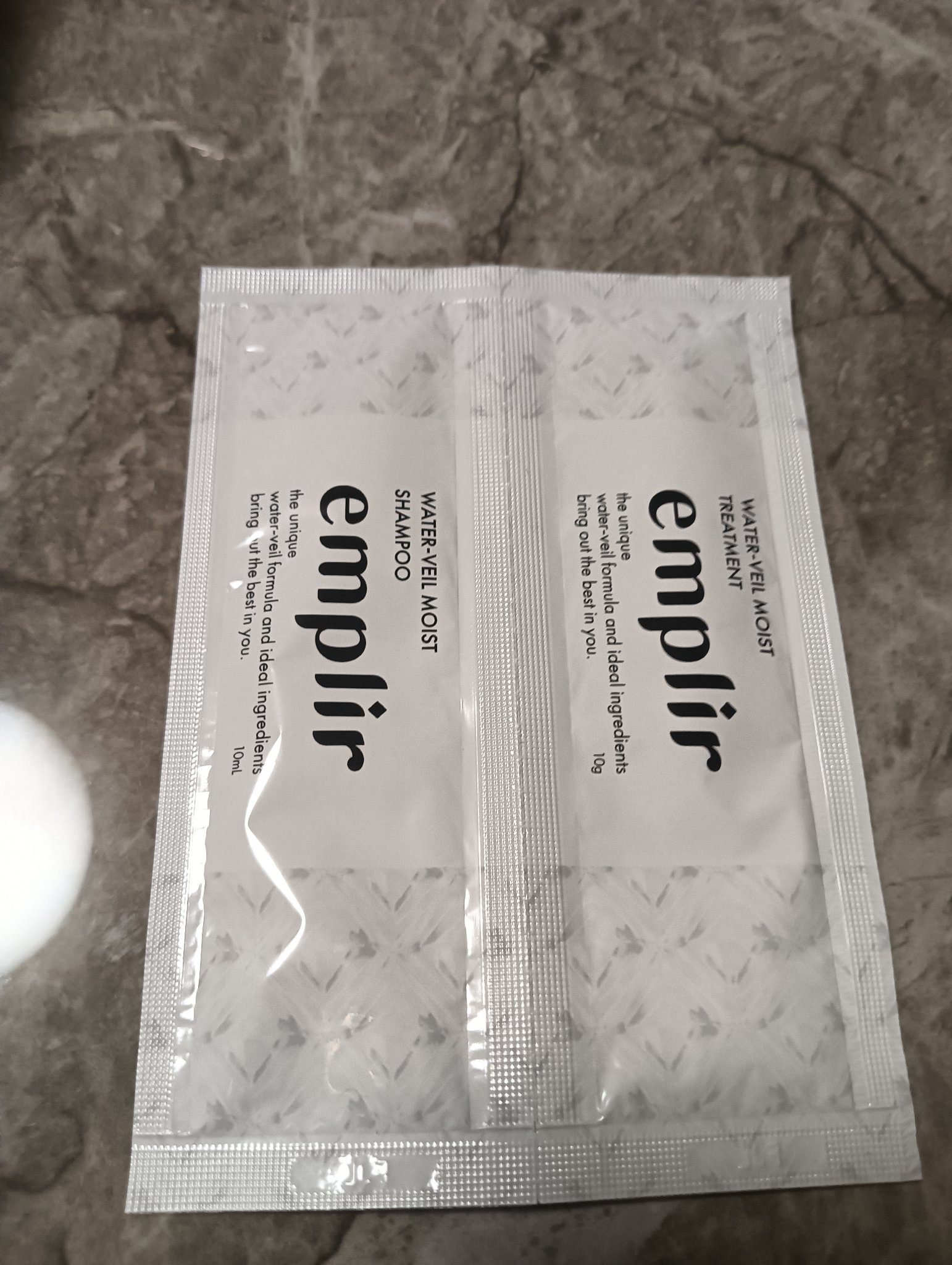 ウォーターベール　モイストシャンプー／トリートメント/emplir/市販シャンプーを使ったクチコミ（1枚目）