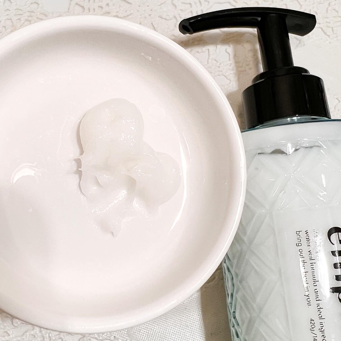 ウォーターベール スムース ヘアミルク/emplir/ヘアミルクを使ったクチコミ（3枚目）