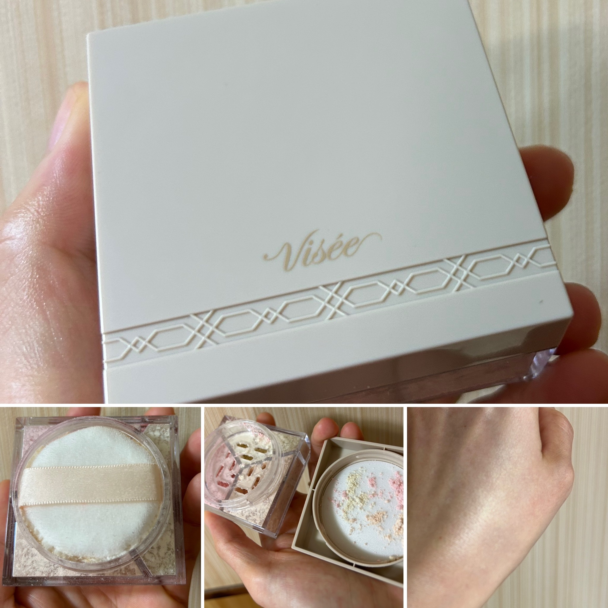 トリニタス グロウ パウダー 02 ウォームヴェール/Visée/ルースパウダーを使ったクチコミ（1枚目）