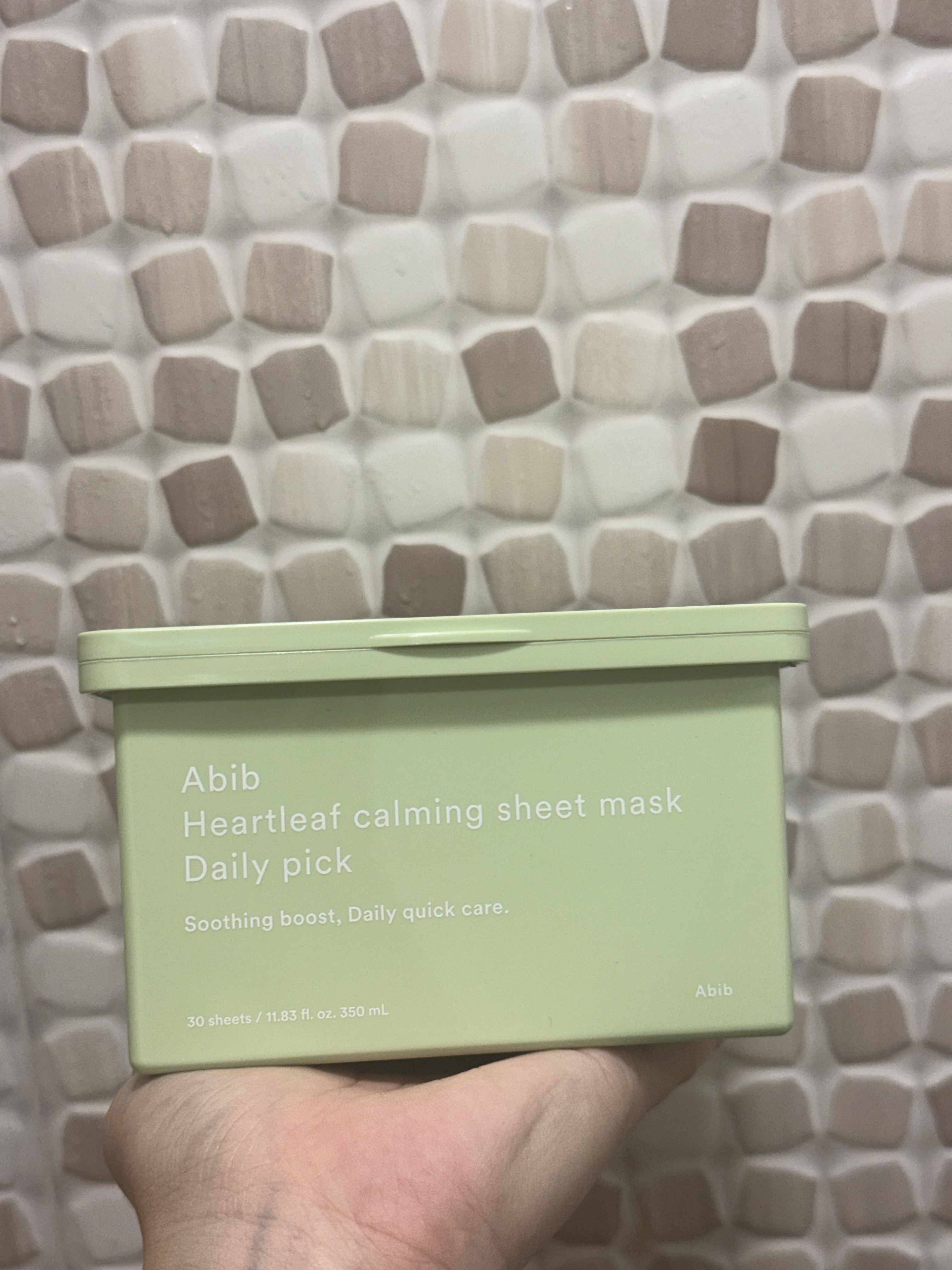 ドクダミシートマスクデイリーピック/Abib /シートマスク・パックを使ったクチコミ（1枚目）