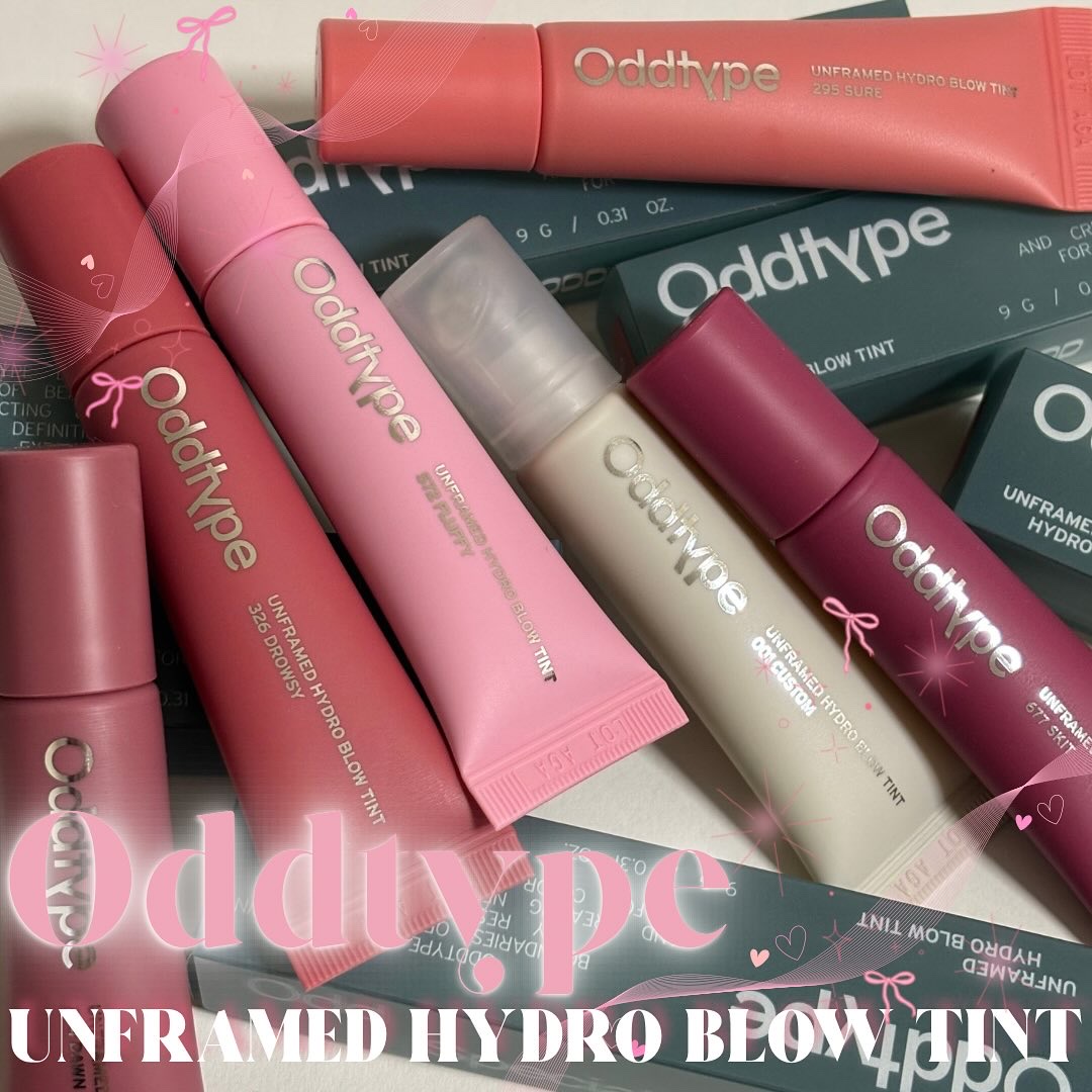 アンフレームドハイドロブロウティント/Oddtype/リップティントを使ったクチコミ（1枚目）