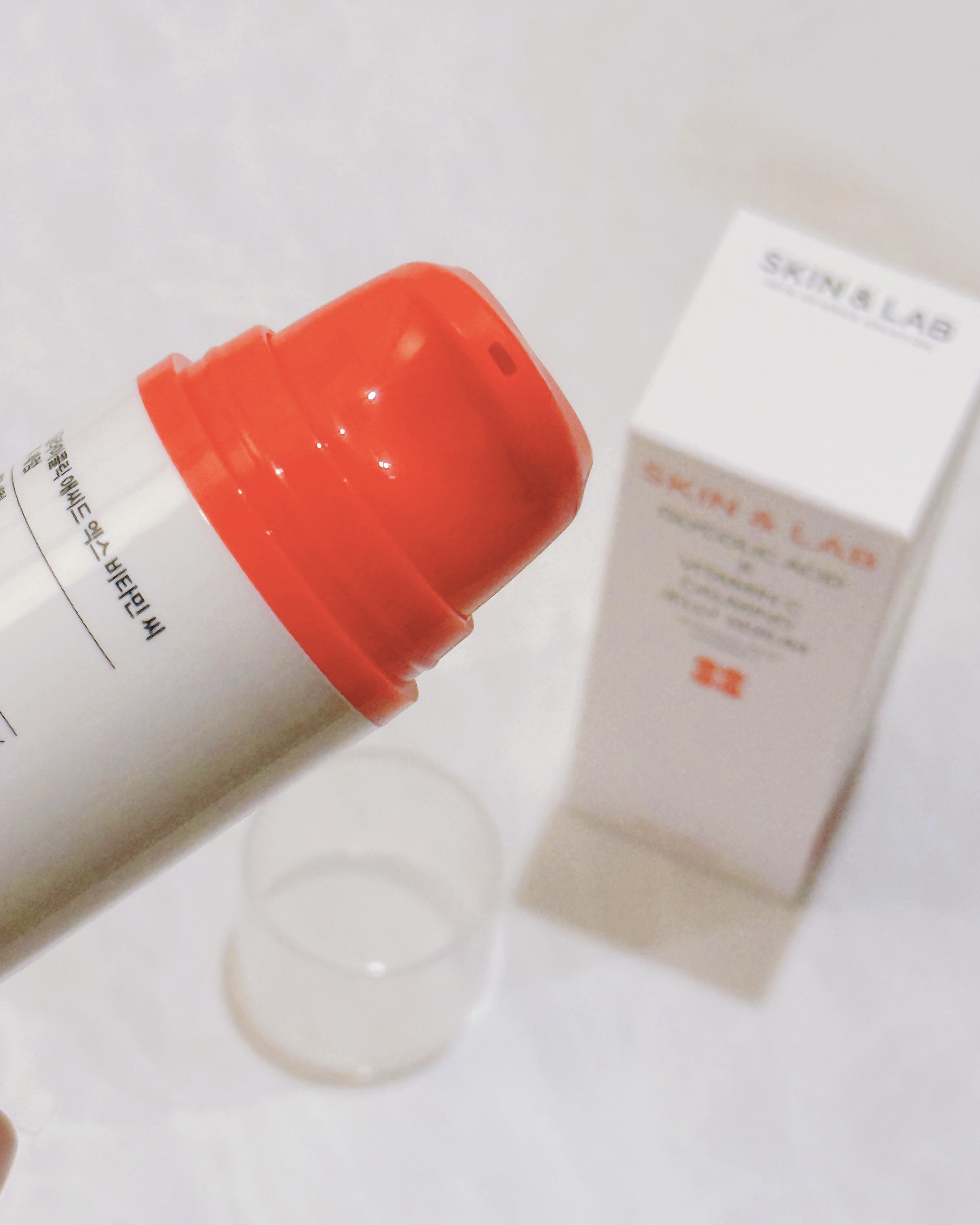 グリコール酸×ビタミンC カーミングゼリーセラム/SKIN&LAB/美容液を使ったクチコミ（3枚目）