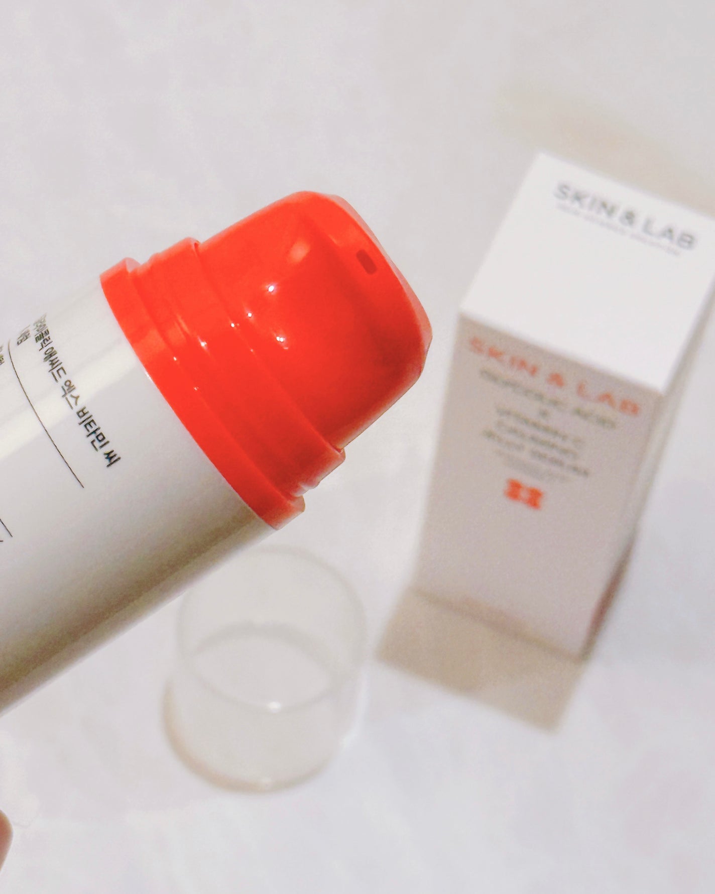 グリコール酸×ビタミンC カーミングゼリーセラム/SKIN&LAB/美容液を使ったクチコミ(3枚目)