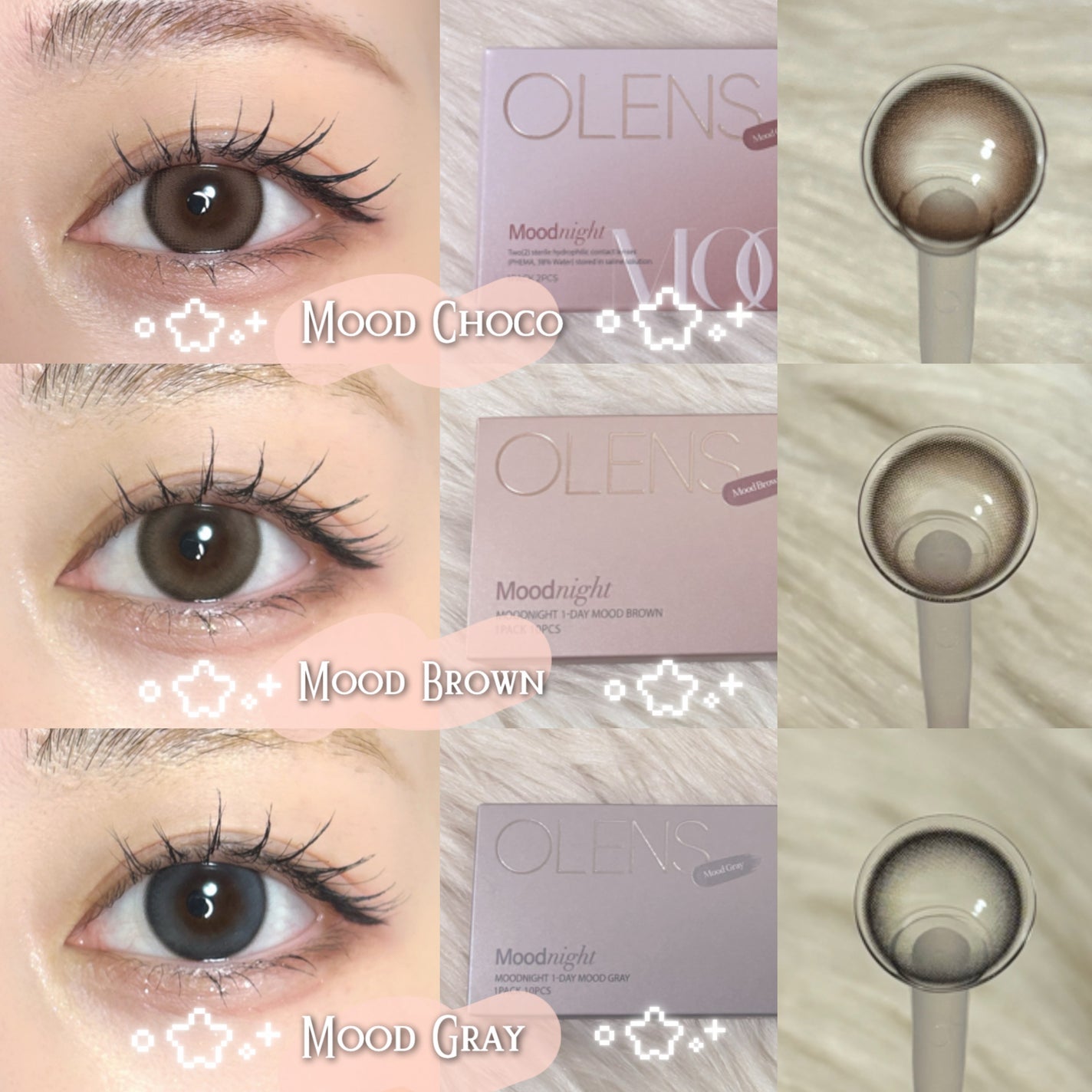 Moodnight 1day/OLENS/カラーコンタクトレンズを使ったクチコミ(2枚目)