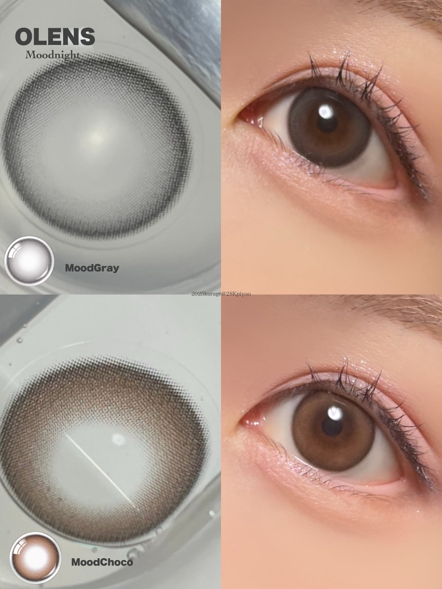 Moodnight 1day/OLENS/カラーコンタクトレンズを使ったクチコミ(3枚目)